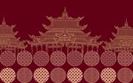 中式古建筑与传统图案