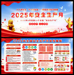 2025年安全生产月展板