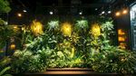 室内绿植墙营造自然氛围