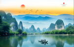 桂林山水画