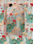 梦幻花卉与灵动蝴蝶图景