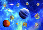 梦幻宇宙星球景象