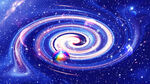 梦幻星空宇宙星球旋涡