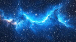 蓝色星空高清图