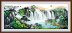 高山流水风水画