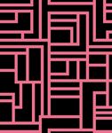 粉色线条构成的几何图案