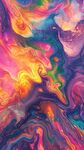 梦幻多彩流体艺术画面