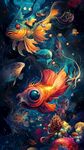 梦幻深海中的奇幻金鱼世界