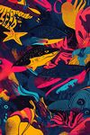 奇幻海底世界绚丽插画