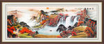 国画鸿运当头山水画