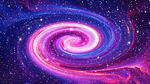 梦幻绚丽星空宇宙漩涡