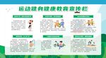 运动促进健康教育宣传栏