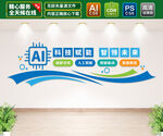 AI科技文化墙