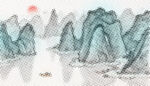 点状山水画