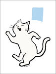 跳舞的卡通猫咪