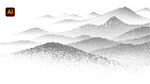 点状山