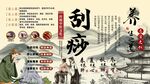 刮痧养生背景墙