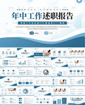 年中工作述职报告PPT模板