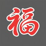 红色福字图案