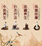 中国风古典中医养生挂画
