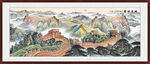 万里长城客厅山水画 
