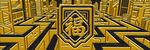 复古几何图案中的神秘符号