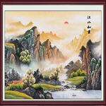 国画山水画