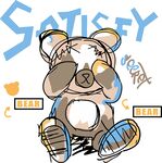 潮流小熊插画