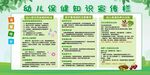 幼儿保健知识宣传栏