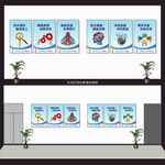 汽车维修实训文化墙挂画理念