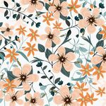 花卉图案背景清新自然风无缝数码