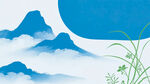 高级蓝白绿背景图