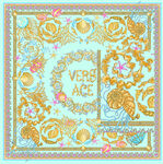 范思哲风格精美花纹方巾