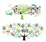 创意树形图案设计元素
