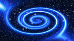 蓝色旋涡星空