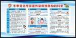 冬季传染病预防知识宣传栏