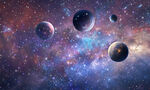 宇宙星空背景装饰画壁画