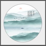 禅意水墨山水