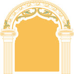 古典拱门装饰图案