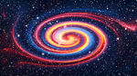 绚丽旋涡星空宇宙吊顶