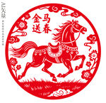 马年窗花