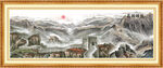 长城国画 万里长城山水画