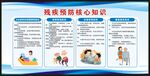 全国残疾预防日宣传栏
