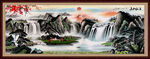 国画山水画