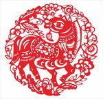 马窗花矢量图CDR