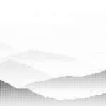 水墨山