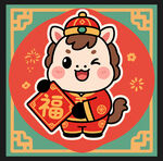 2026马年卡通形象