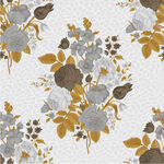 花卉图案背景复古风设计四方连续