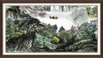 山水国画风景图