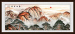 泰山风景画泰山图五岳独尊
